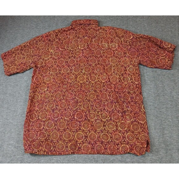 Pete Huntington Bali Men's Shirt Short Sleeve Hawaiian Button Up 100% Cotton Med - Picture 2 of 8